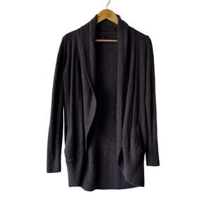 Barefoot Dreams CozyChic Lite Cardigan Womens XS Gray Knit‎ Cozycore Lounge 452